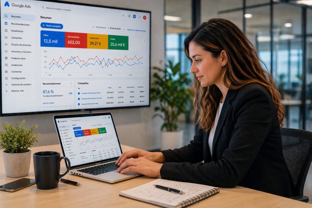 agencia Google Ads en España captando clientes